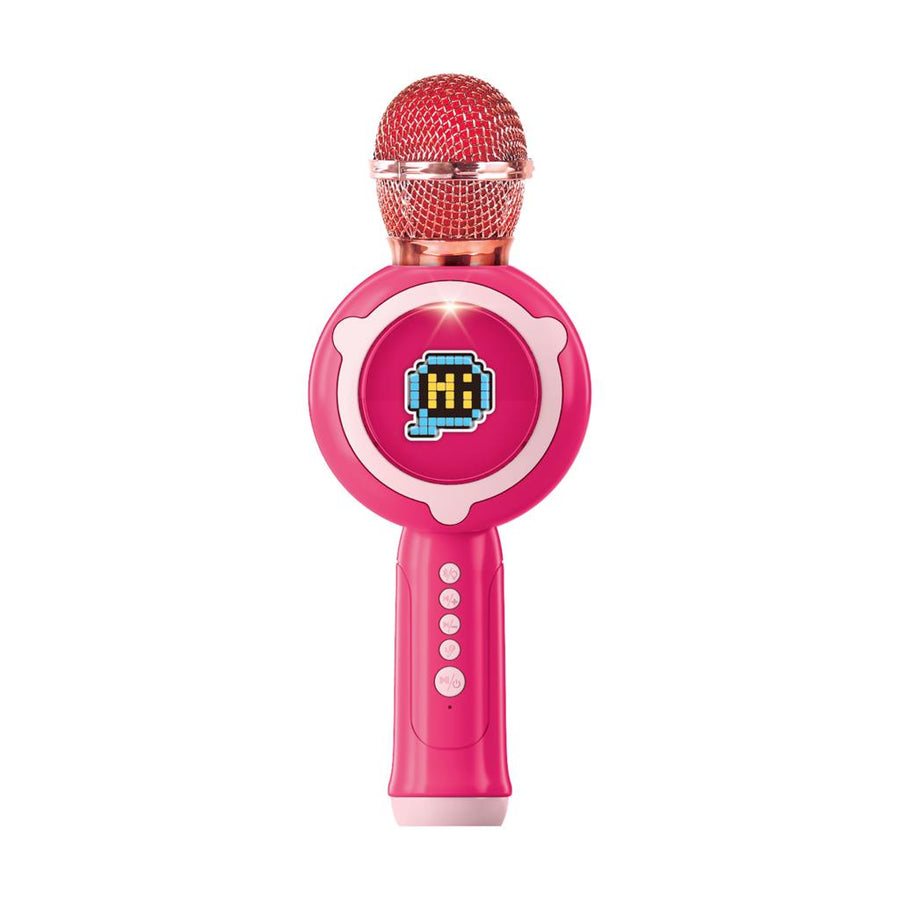 Μικρόφωνο Ροζ με Μουσική bluetooth και usb 10,5x8x25,5εκ Luna Toys (623297)