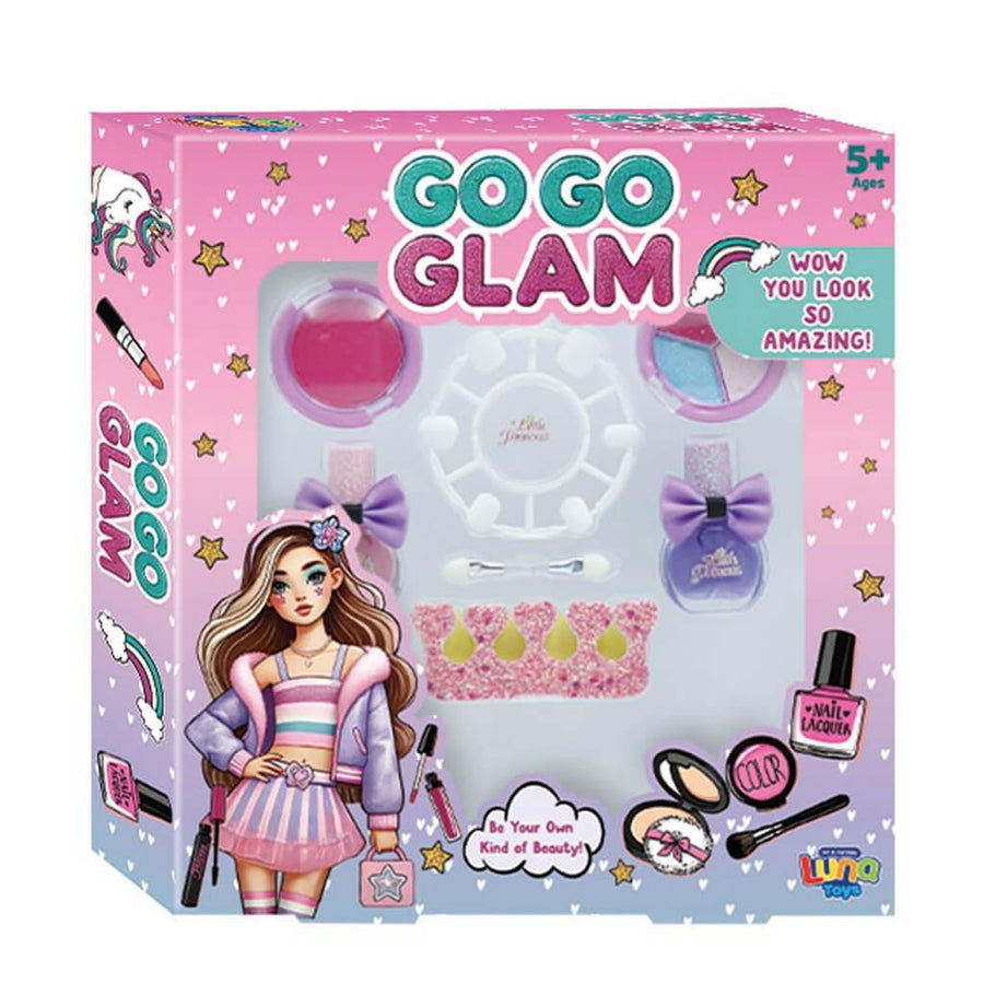 Μακιγιάζ Σετ Go Go Glam 11 τεμάχια Luna Toys (623019)
