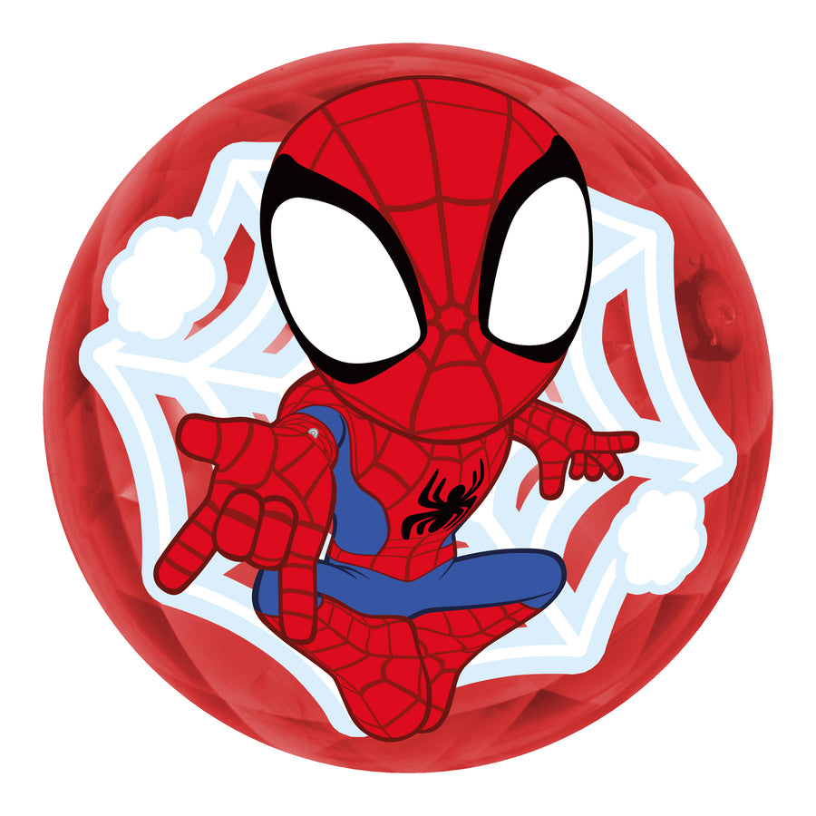 Light Up Ball 100mm Spidey And Friends (52163) - Fun Planet
