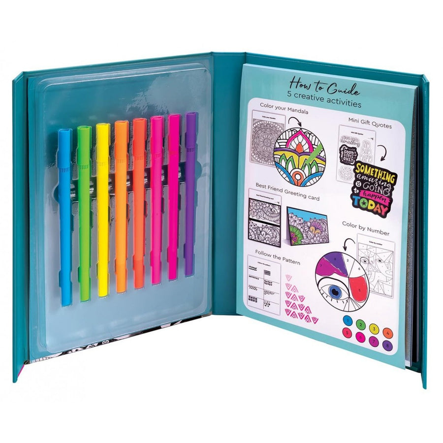 Happi Hobbi Art Journal Neon Μαρκαδόροι (1038-11041) - Fun Planet