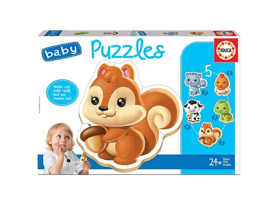 Educa 5 Puzzles Baby Mickey (13813)
