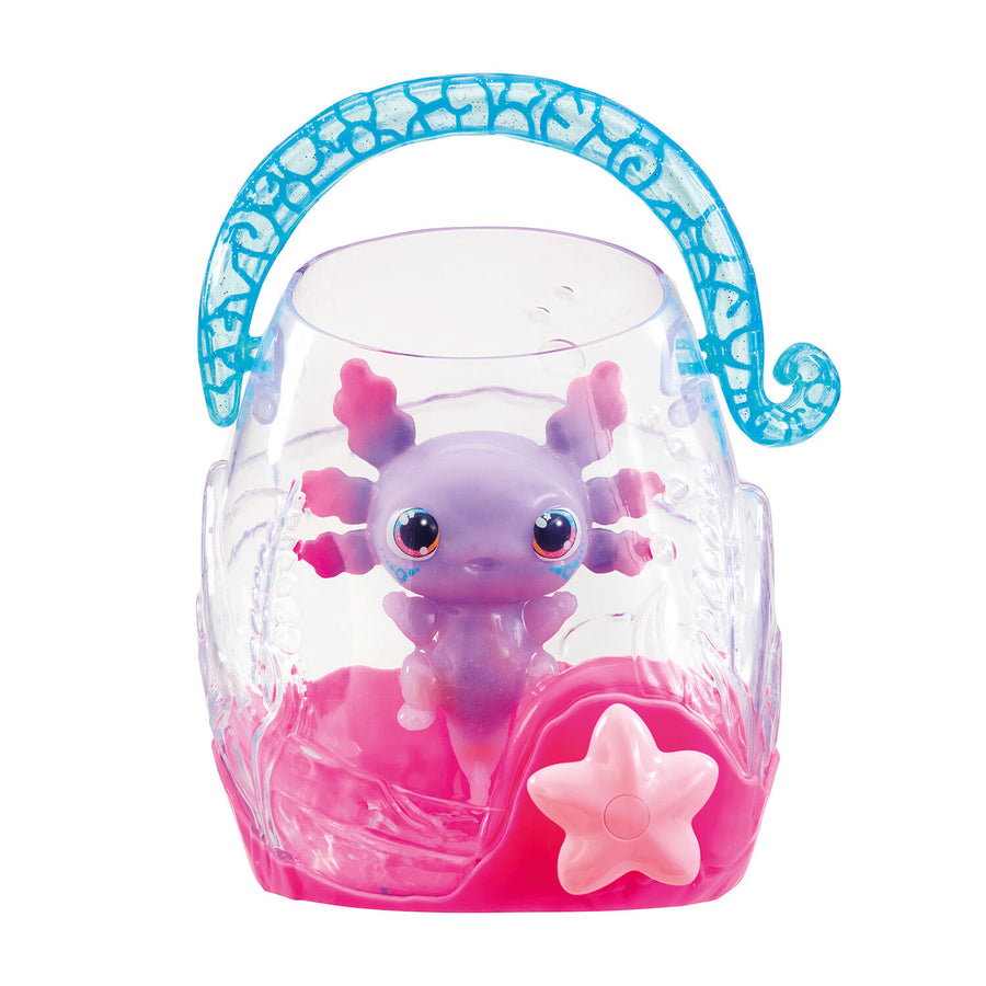 Animagic Φιγούρα Νερού Let's Glo Axolotl Ενυδρείο με Μπουρμπουλήθρες (1863-34848) - Fun Planet