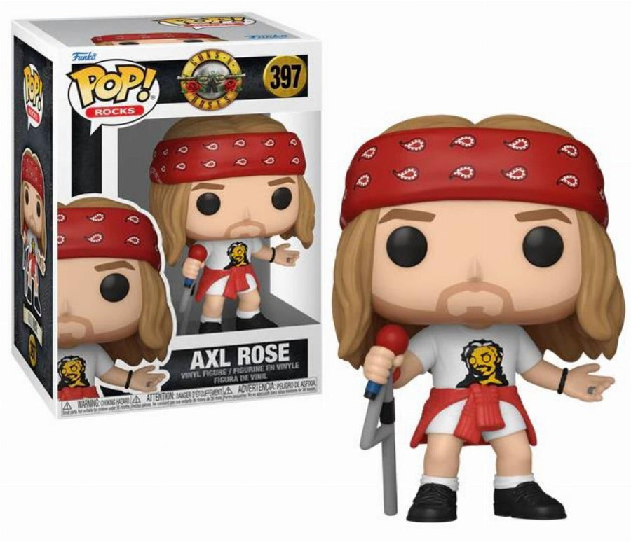 Funko Pop! Rocks: Guns N Roses - Axl Rose 1992 #397 Vinyl Figure (80482) - Fun Planet
