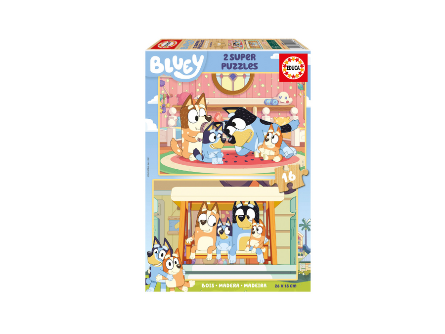 Educa Παζλ Ξύλινο 2x16 Bluey (20347)