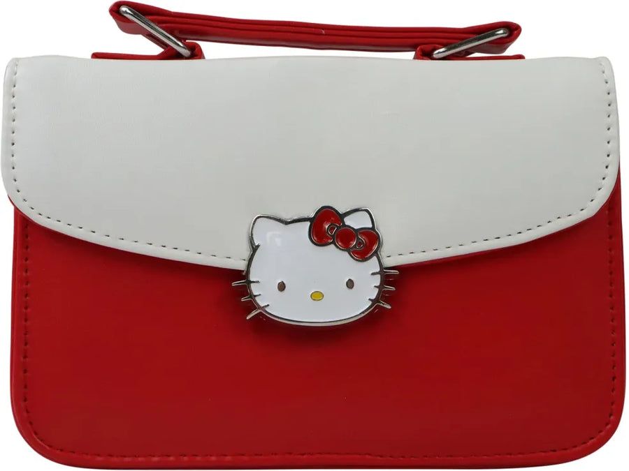 Hello Kitty Τσαντάκι Λευκό-Κόκκινο (HKT14000) - Fun Planet