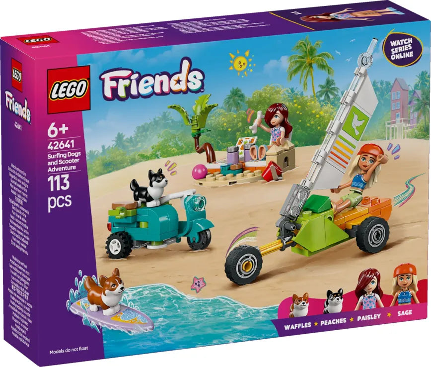 LEGO Friends Surfing Dogs And Scooter Adventure (42641) - Fun Planet
