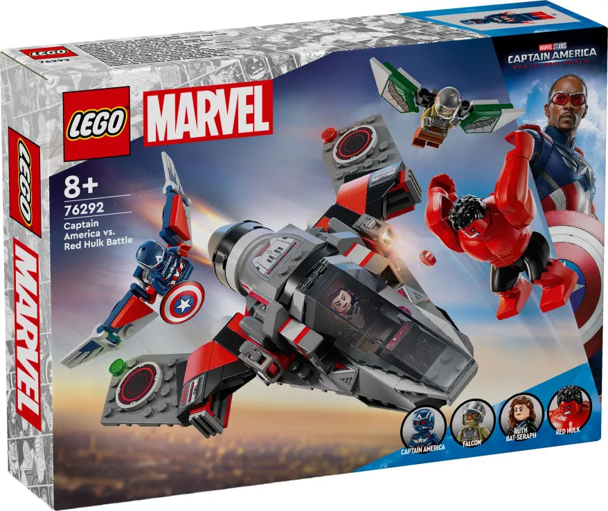 LEGO Super Heroes Marvel Captain America vs. Red Hulk Battle (76292) - Fun Planet