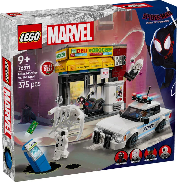 LEGO Super Heroes Marvel Spider-Verse: Miles Morales vs The Spot (76311) - Fun Planet