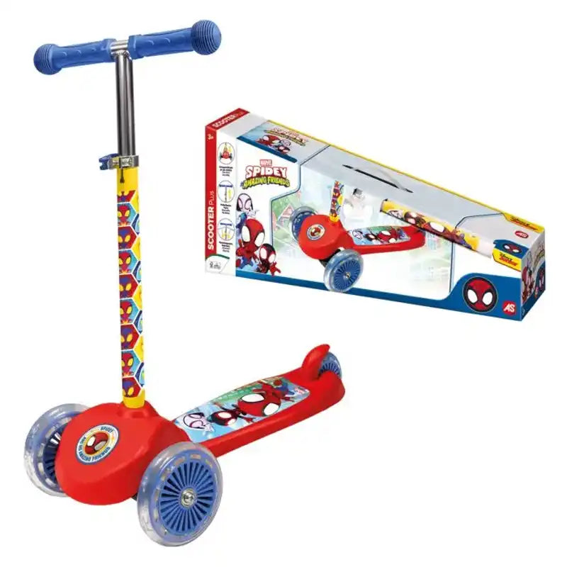AS Company Scooter Plus Spidey And His Amazing Friends Με Λαμπάδα (5004-50264) - Fun Planet