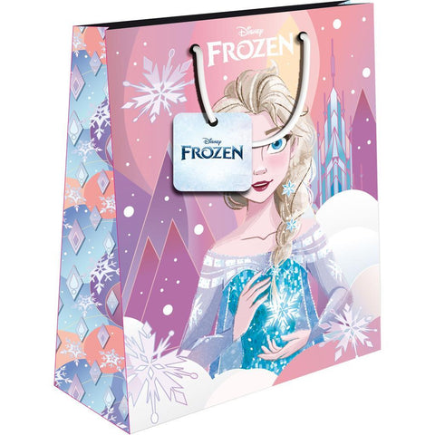 Σακούλα Δώρου Χάρτινη 18x11x23εκ Disney Frozen με Glitter Luna (563936) - Fun Planet