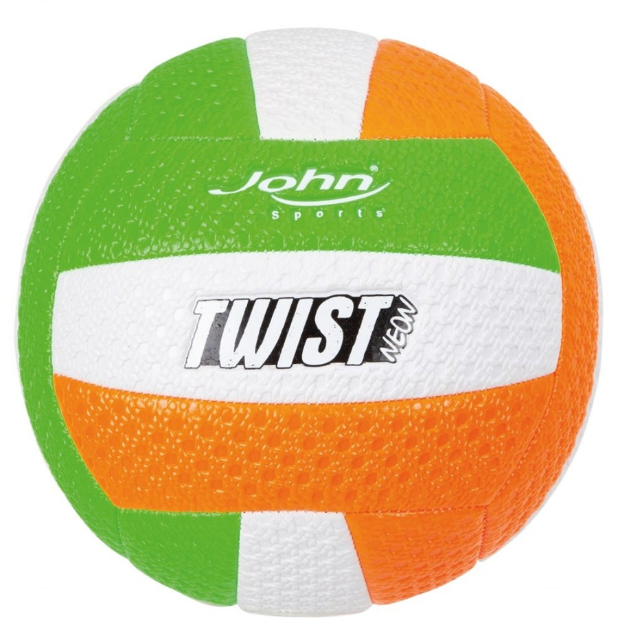 Μπάλα Βόλεϊ Soft Grip Twist Neon Orange-Green (52636) - Fun Planet