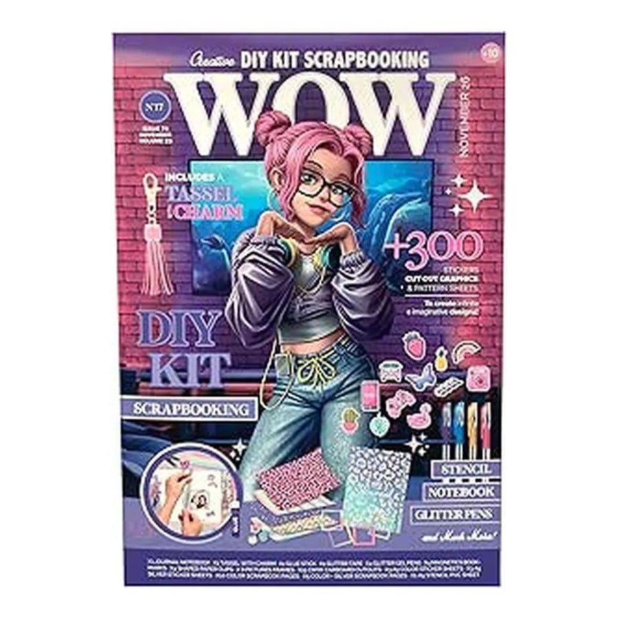 WOW Generation Creative DIY Scrapbooking Kit Κατασκευή Λευκώματος (WOW00126) - Fun Planet