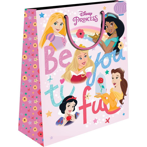 Σακούλα Δώρου Χάρτινη 33x12x45εκ Disney Princess με Glitter Luna (564058) - Fun Planet