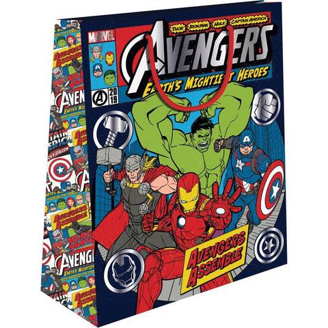 Σακούλα Δώρου Χάρτινη 18x11x23εκ Marvel Avengers με Foil Luna (506197) - Fun Planet