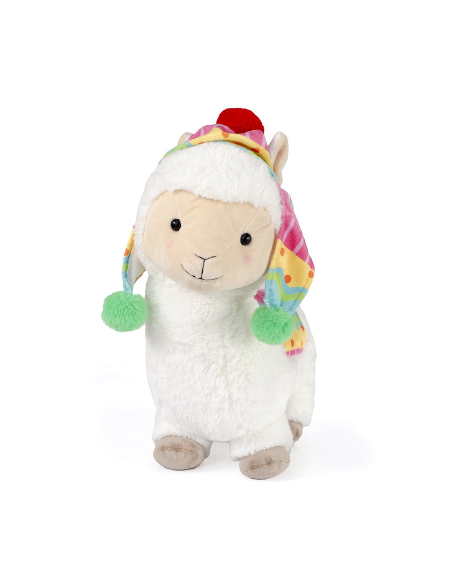Λάμα Λούτρινο με Σκούφο 38εκ (2793) - Fun Planet