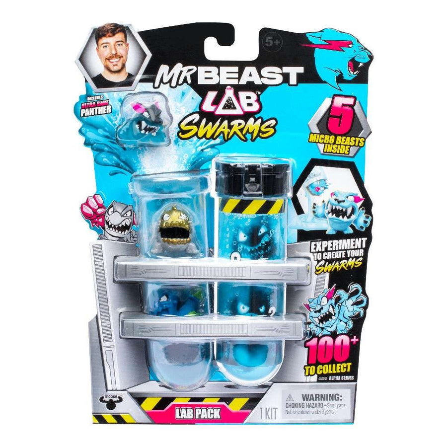 Mr Beast Lab Swarms Lab Pack με 5 Micro Beasts Φιγούρες (24708) - Fun Planet