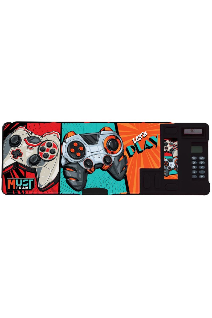 Κασετίνα Must Με Μαγνητικό Κούμπωμα Let's Play 26x9x3.2cm (586132) - Fun Planet