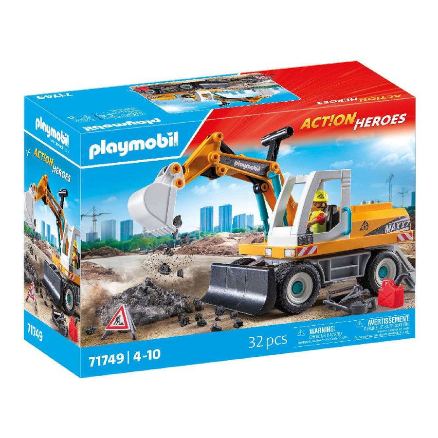 Playmobil Action Heroes Μεγάλος Εκσκαφέας Κατασκευών (71749) - Fun Planet