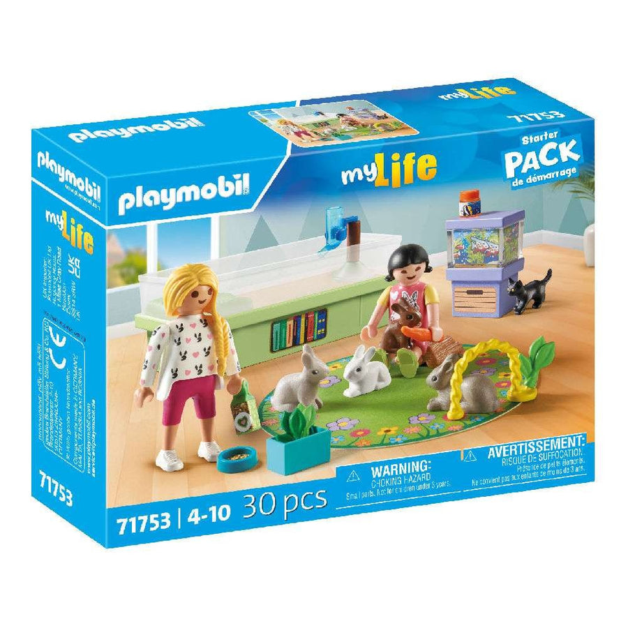 Playmobil My Life Starter Pack Παίζοντας με τα Κουνελάκια (71753) - Fun Planet