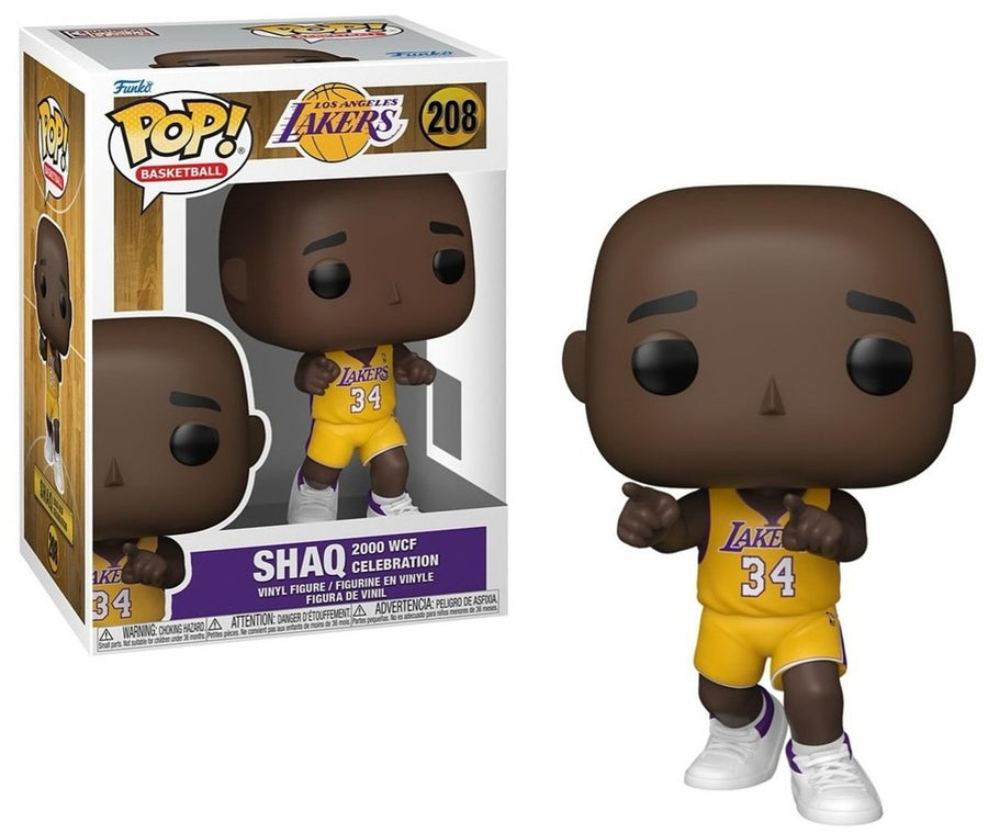 Funko Pop! NBA Los Angeles Lakers Shaq 2000 WCF Celebration #208 Vinyl Figure (86312)