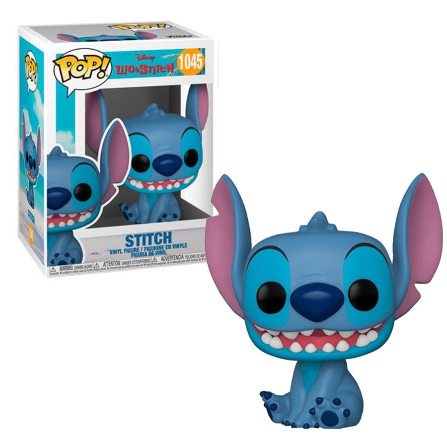 Funko Pop! Disney: Lilo and Stitch - Stitch Smiling Seated #1045 Vinyl Figure (55617) - Fun Planet