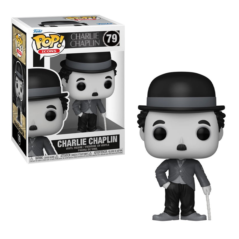 Funko Pop! Icons: Charlie Chaplin - Charlie Chaplin #79 Vinyl Figure (81015) - Fun Planet