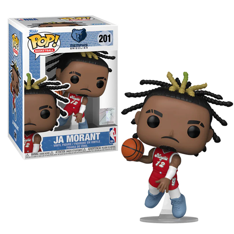 Funko Pop! Basketball: NBA Memphis Grizzlies - Ja Morant City Edition 24-25 #201 Vinyl Figure (83844) - Fun Planet