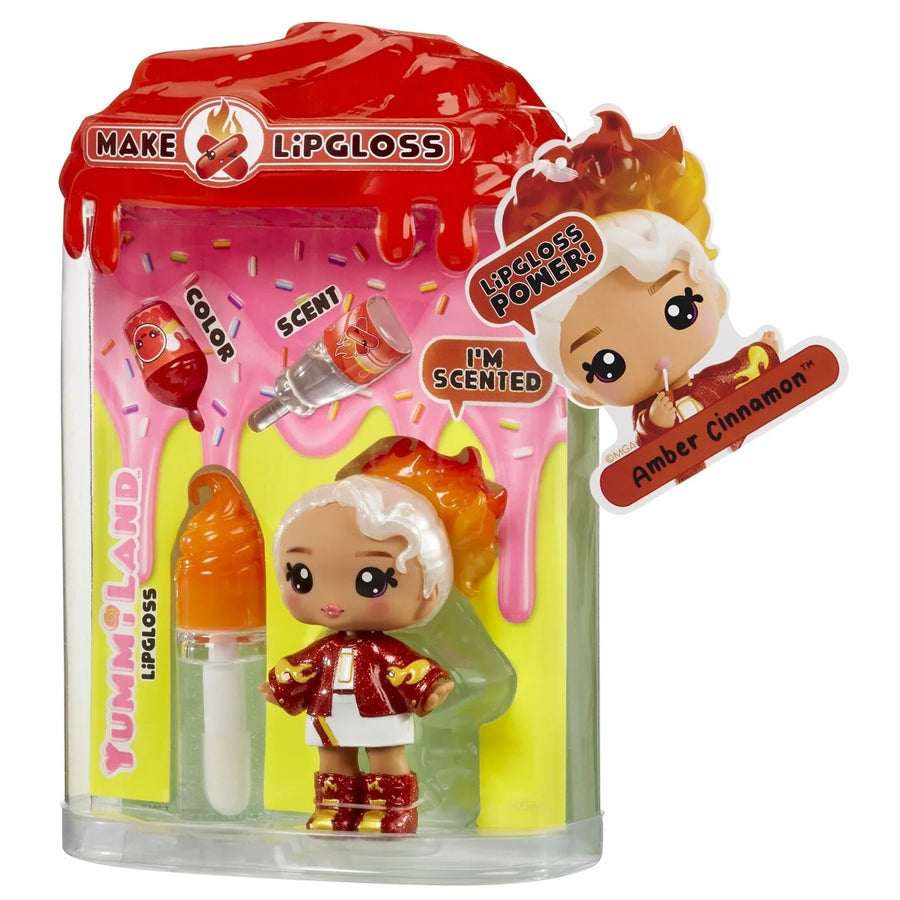 Yummiland Lip Gloss Κούκλα Amber Cinnamon (525615) - Fun Planet