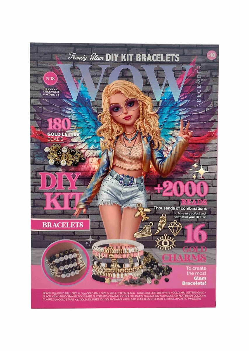 WOW Generation Trendy Glam DIY Kit Bracelets Σετ Κατασκευής Μπασελέ (WOW00125) - Fun Planet