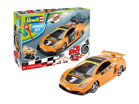 Revell Junior Kit Pull Back Racing Car Orange (REVE00832) - Fun Planet