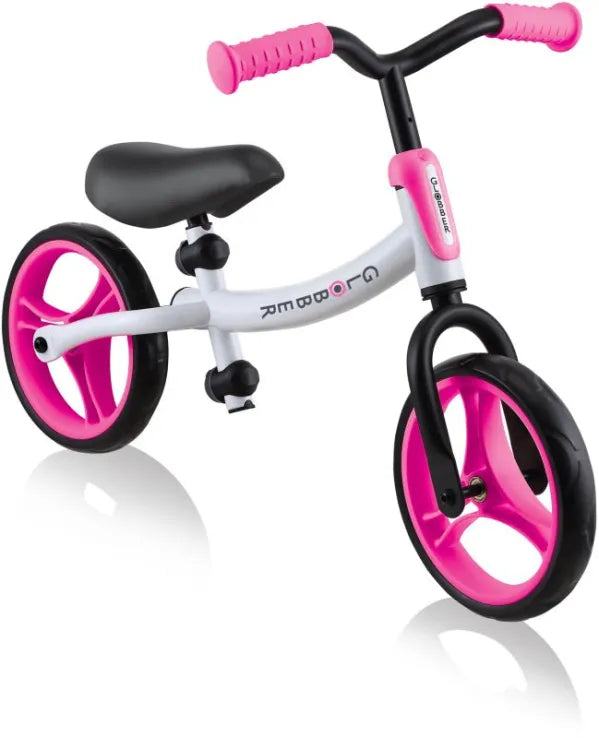 Globber Ποδήλατο Go Bike White-Neon Pink (610-262) - Fun Planet