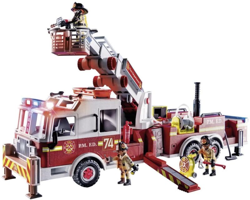 Playmobil City Action US Tower Ladder Πυροσβεστικό Όχημα (70935) - Fun Planet