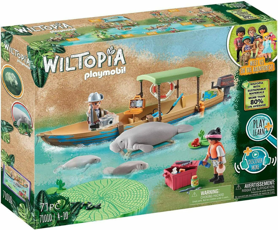 Playmobil Wiltopia Εκδρομή με ποταμόπλοιο στον Αμαζόνιο (71010) - Fun Planet