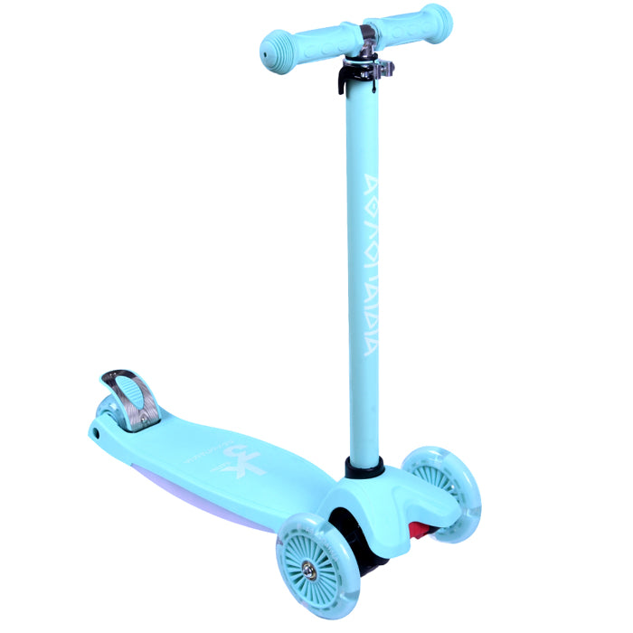 Αθλοπαιδιά 3τροχο Πατίνι Scooter Με Φωτιζόμενη Βάση Και Ροδάκια Μέντα (002.61215/MN) - Fun Planet