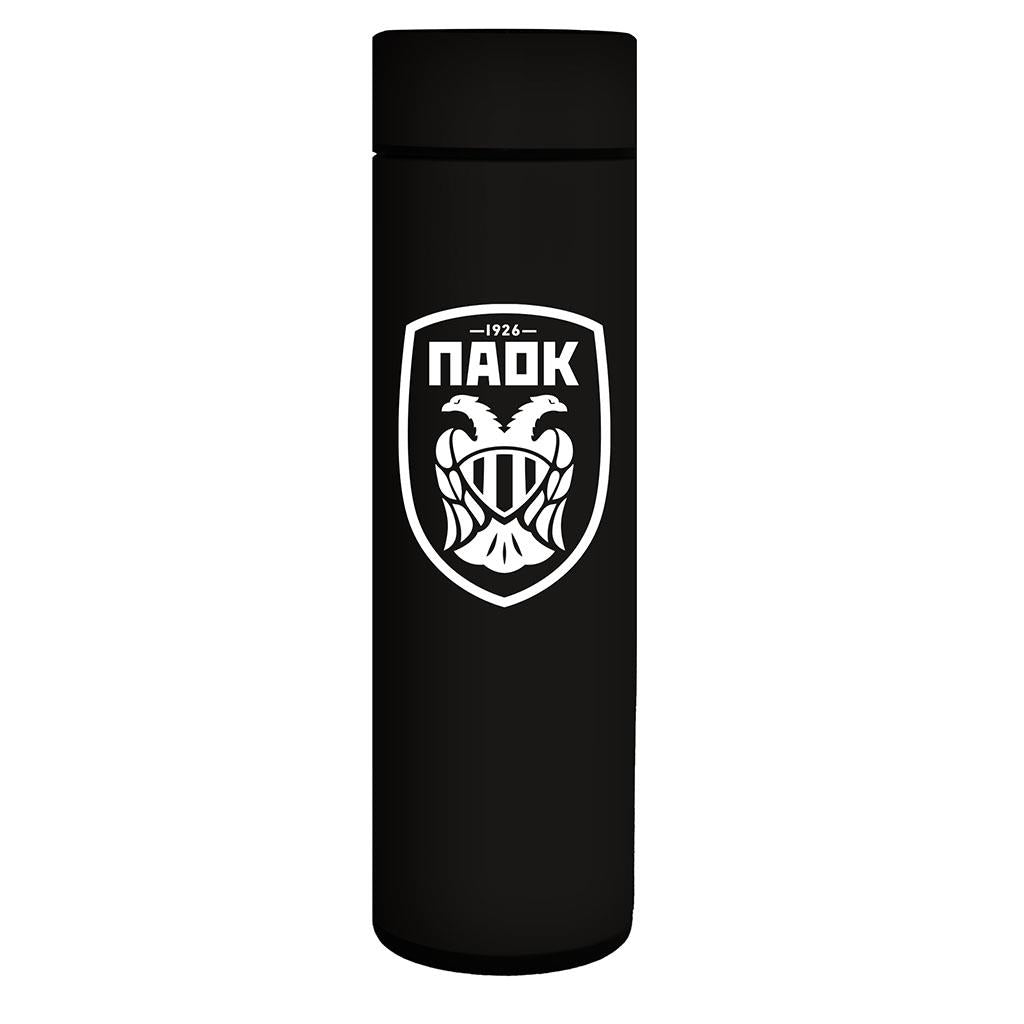 Παγούρι Θερμός 500ml Ανοξείδωτο LED 6,5Χ22,5εκ ΠΑΟΚ (130262)