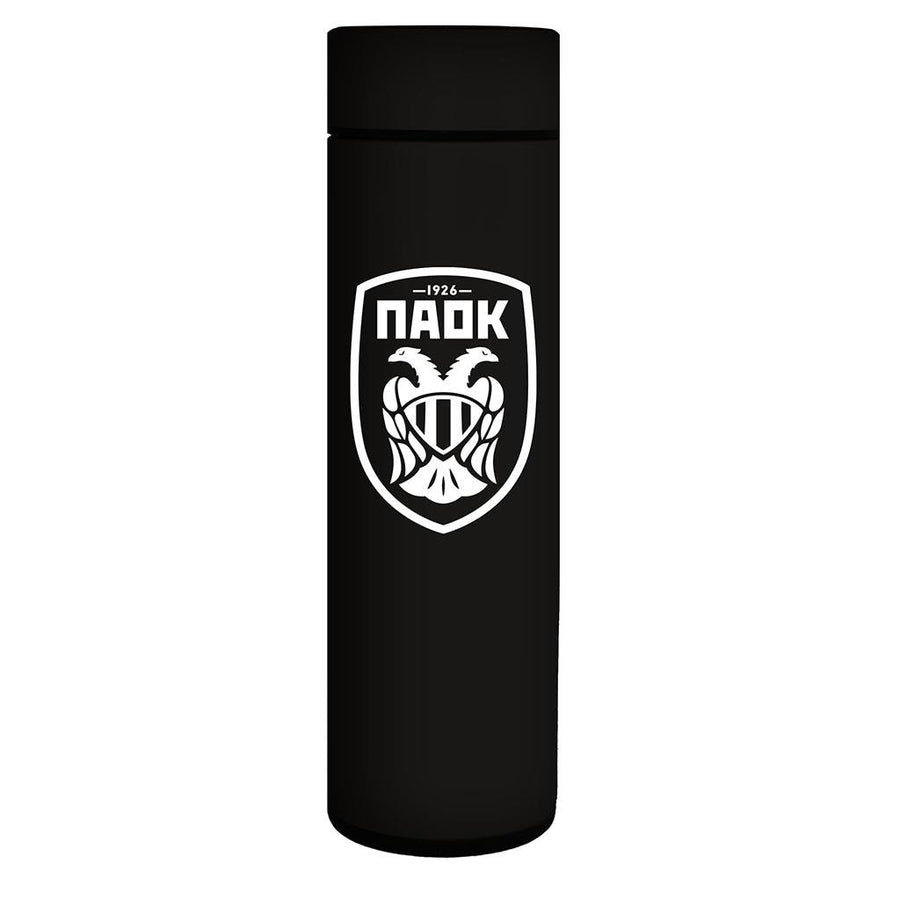 Παγούρι Θερμός 500ml Ανοξείδωτο LED 6,5Χ22,5εκ ΠΑΟΚ (130262)