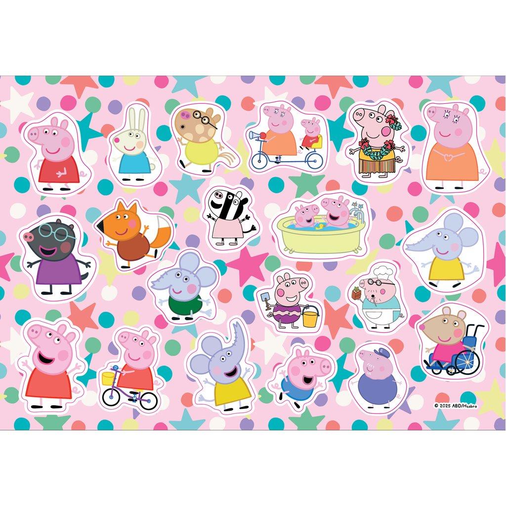Μπλοκ Ζωγραφικής Peppa Pig 40 φύλλα 2 φύλλα Στένσιλ Αυτοκόλλητα 23x33κ (482832) - Fun Planet