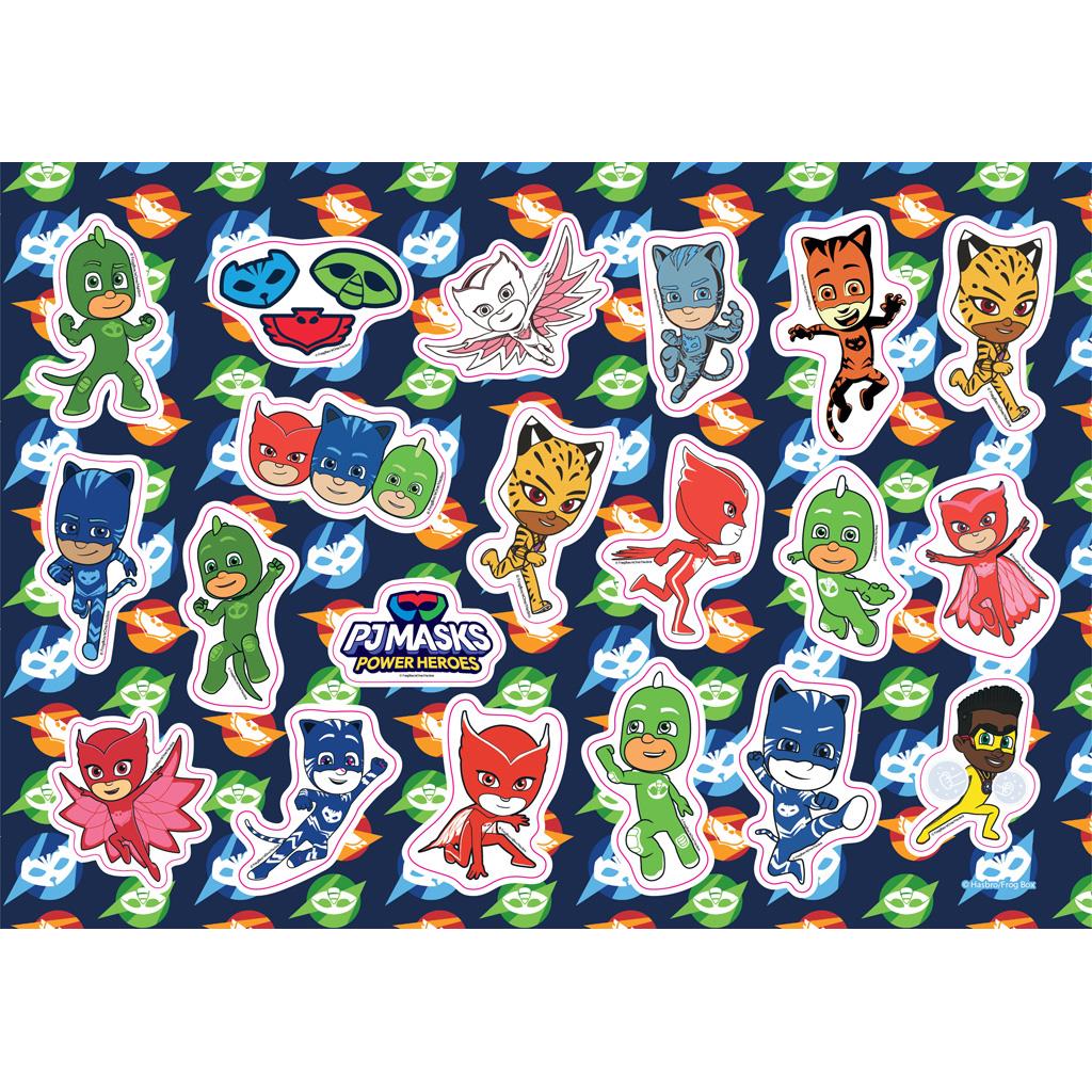 Μπλοκ Ζωγραφικής PJ Masks 40 φύλλα 2 φύλλα Στένσιλ Αυτοκόλλητα 23x33κ (484312) - Fun Planet