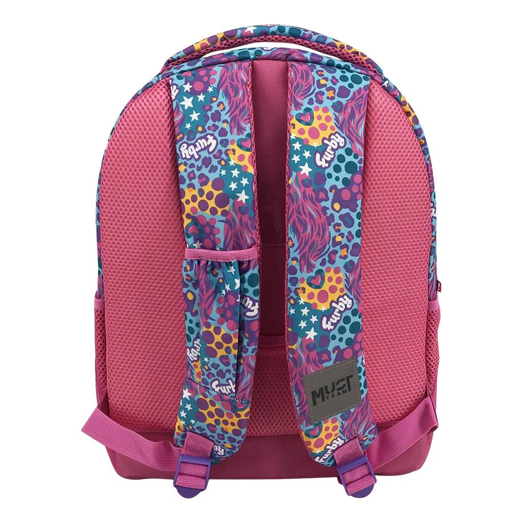 Primary School Backpack 32x18x43cm 3 Compartments Wednesday Hand Must (503662)