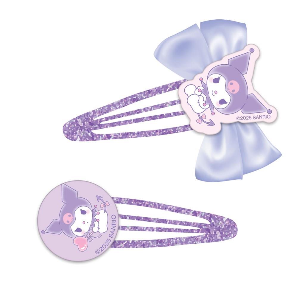 Τσιμπιδάκια Μαλλιών Σετ 2 τεμάχια Kuromi (490154) - Fun Planet