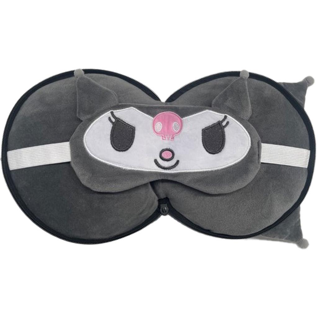 Hello Kitty & Friends Μαξιλάρι Λαιμού με Μάσκα Ύπνου Kuromi (490248) - Fun Planet