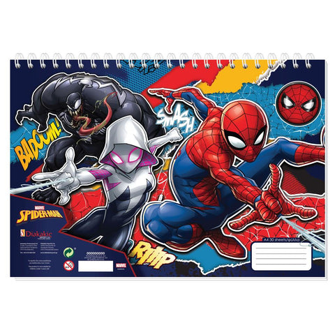 Μπλοκ Ζωγραφικής Spider-Man Α4 30 Φύλλα σε 2 σχέδια (508138) - Fun Planet