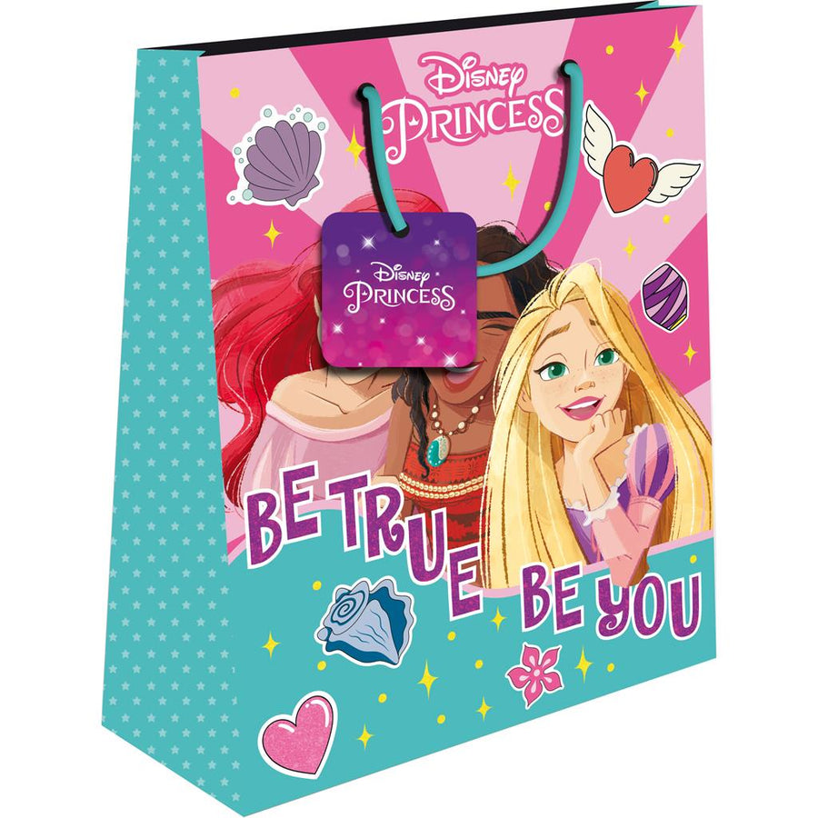 Σακούλα Δώρου Χάρτινη 33x12x45εκ Disney Princess με Glitter Luna (563950) - Fun Planet