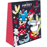 Σακούλα Δώρου Χάρτινη 26x12x32εκ Disney Mickey/Minnie με Foil Luna (563946) - Fun Planet