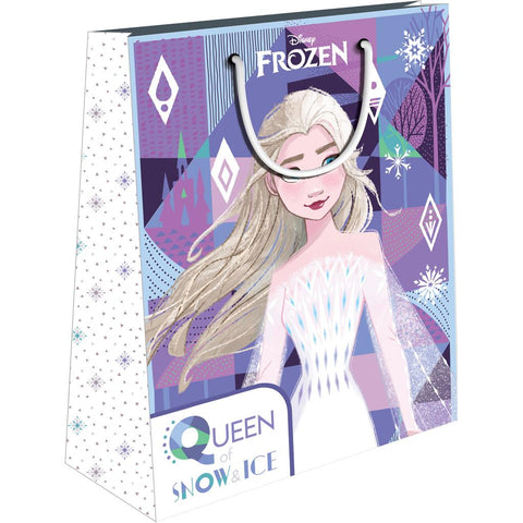 Σακούλα Δώρου Χάρτινη 26x12x32εκ Disney Frozen με Glitter Luna (564051) - Fun Planet