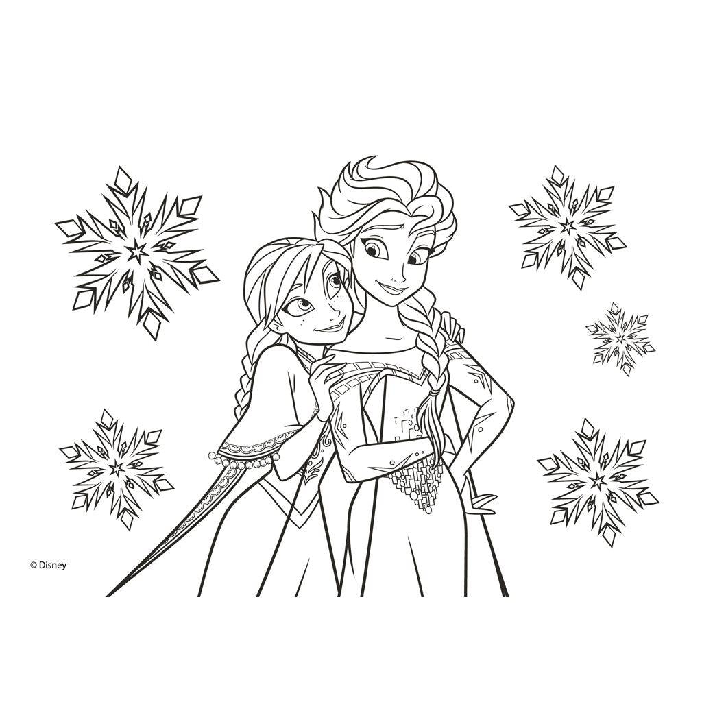 Μπλοκ Ζωγραφικής Disney Frozen 40 φύλλα 2 φύλλα Στένσιλ Αυτοκόλλητα 23x33κ (564985) - Fun Planet