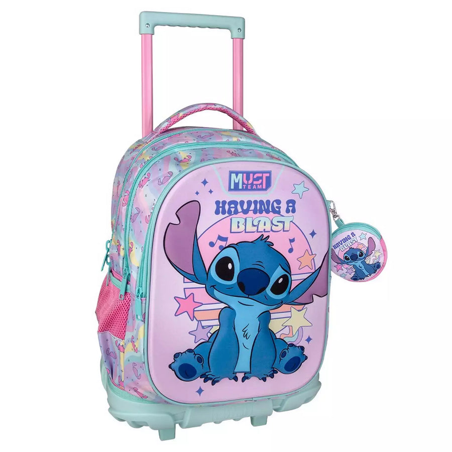 Primary School Trolley Bag 34x20x44cm 3 Compartments Wednesday Hand Must (503664)