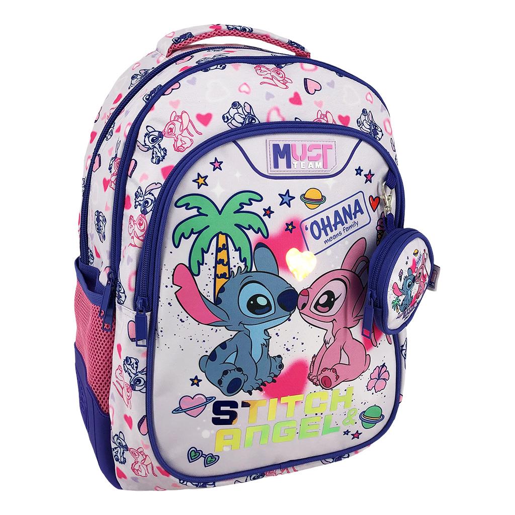Primary School Backpack 32x18x43cm 3 Compartments Wednesday Hand Must (503662)
