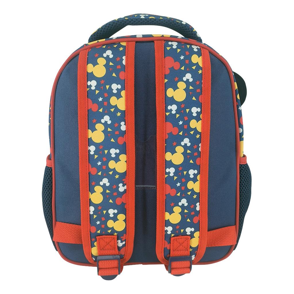 Σχολική Τσάντα Πλάτης Νηπίου 27x10x31εκ 2 Θήκες Disney Mickey Mouse Blue Must (565787)