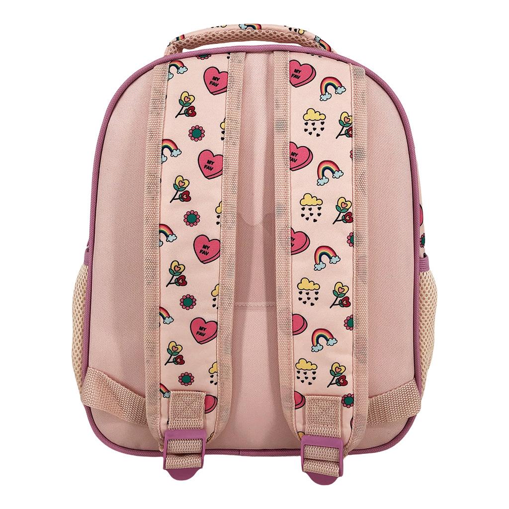 Σχολική Τσάντα Πλάτης Νηπίου 27x10x31εκ 2 Θήκες Disney Stitch & Angel You Are My Favourite Must (565888)